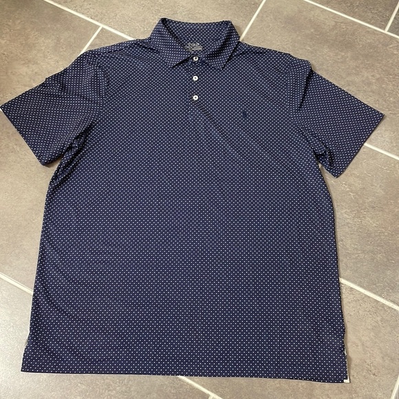 Polo Ralph Lauren Other - Polo Ralph Lauren Mini Print Performance Stretch Short-Sleeve Polo  size Large